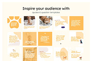 Pets Instagram Feed Canva Templates, a Social Media Template by Cultive Creative (Thumbnail 8 of 13)