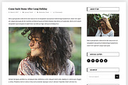 Floral - Personal WP Blog Theme, a WordPress Template by GretaThemes (Thumbnail 6 of 7)
