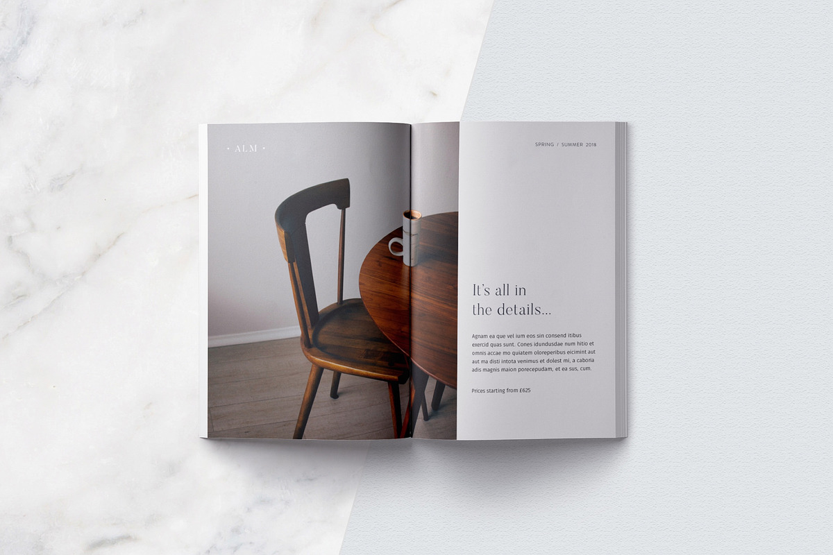 A La Mode Magazine/Brochure Template, a Brochure Template by Mindful Mapbooks Co. (Photo 6 of 12)