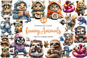 Funny Animals Sublimation, an Illustration by SinaCreation (Thumbnail 1 of 5)