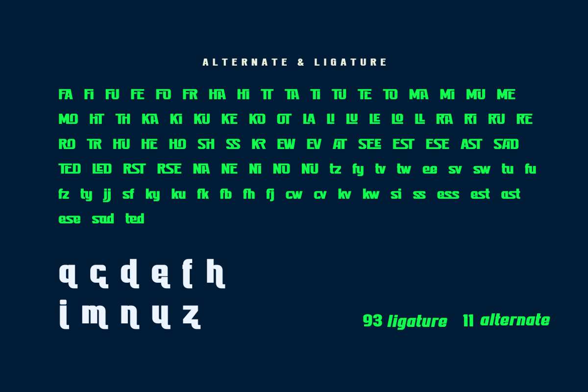 TEKROT | Athletic Font, a Slab Serif Font by twinstd (Photo 11 of 15)
