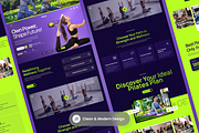 Fitness Pilates Landing Page, a Landing Page Template by SLAB! Design (Thumbnail 3 of 4)