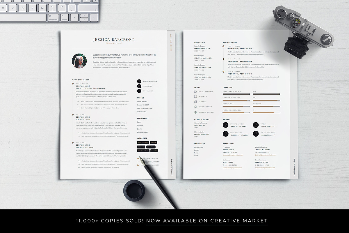 Resume Template / CV, a Resume Template by TheResumeCoach (Photo 2 of 3)