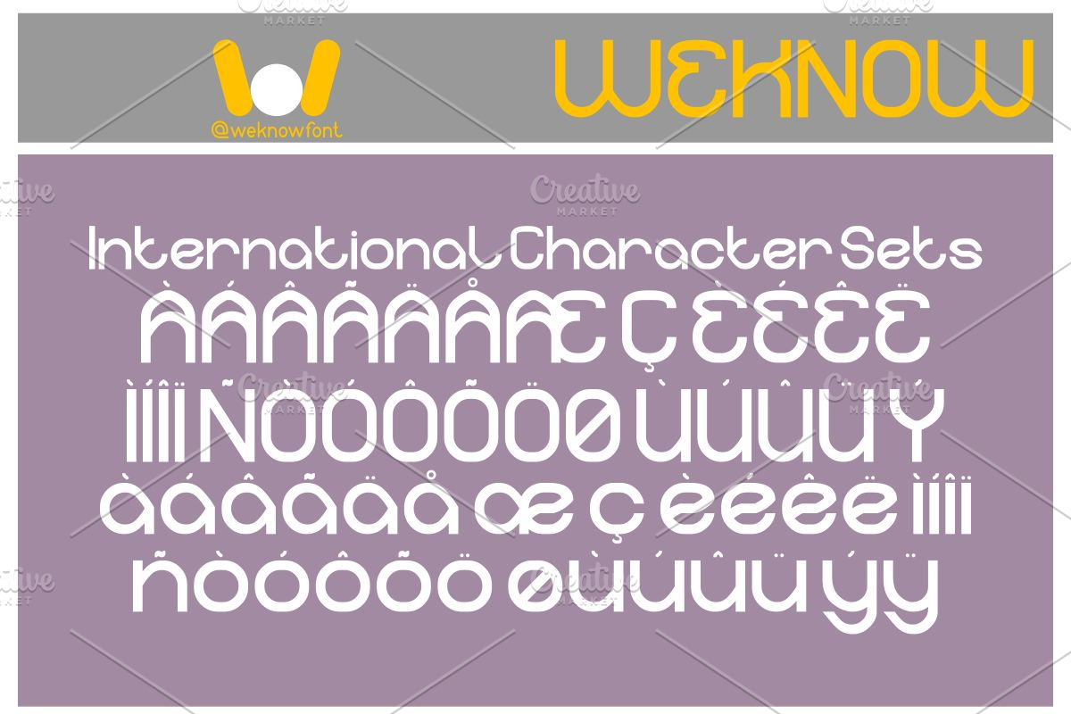 Extra Miles font, a Font by weknow (Photo 8 of 8)