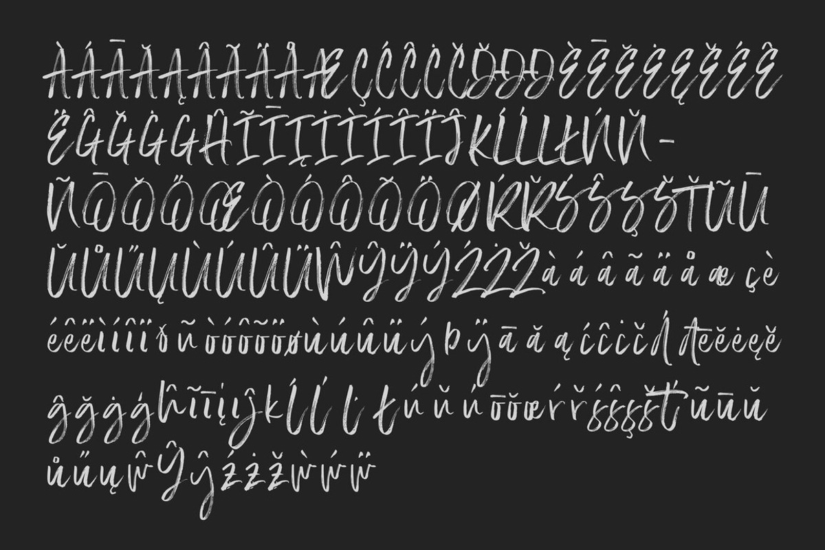 Mellisca Handwritten Brush Font, a Handwritten Font by Thirtypath Studio (Photo 4 of 9)
