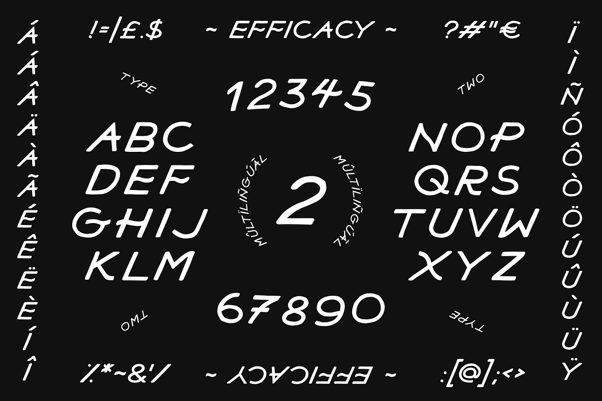 Efficacy Font Pairing + BONUS Logos, a Sans Serif Font by Design Surplus (Photo 5 of 8)