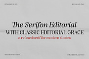 The Serifon Editorial, a Serif Font by Black Studio (Thumbnail 2 of 17)