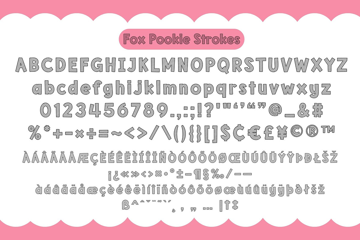 Fox Pookie 4 Fonts Style, a Handwritten Font by Fox7 By Rattana (Photo 7 of 10)