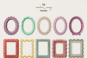 170 Aesthetic Vintage & Wavy Frames, an Object Graphic by OliaMuseDesign (Thumbnail 3 of 7)