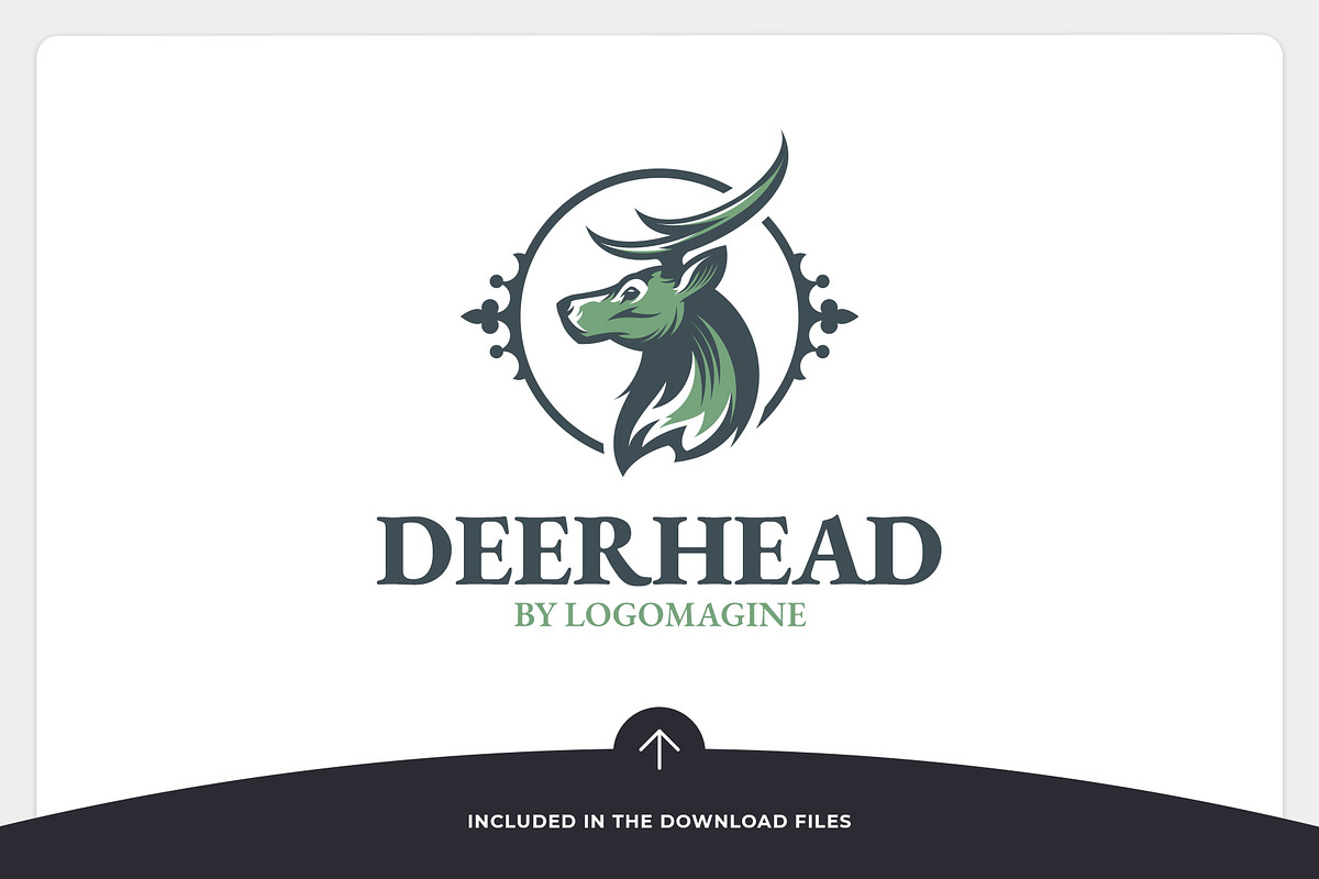 Deer Head Logo Template, a Branding & Logo Template by LOGOMAGINE (Photo 6 of 16)