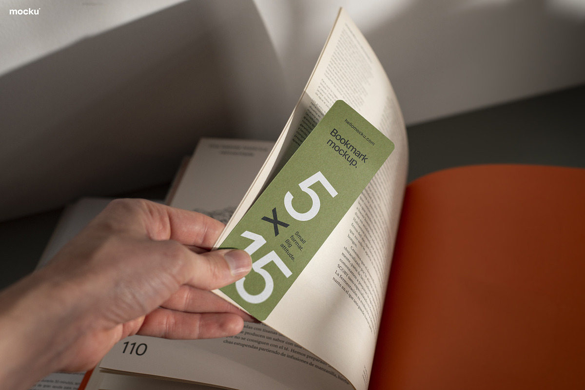 Bookmark Mockups Set, a Books & Magazine Mockup by Mocku (Photo 11 of 15)