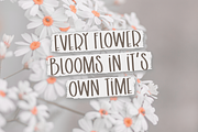 Backyard Bouquet, a capital font, a Handwritten Font by Rachel White Art (Thumbnail 6 of 6)