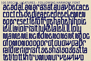 Following Harmony Font, a Sans Serif Font by 177Studio (Thumbnail 7 of 8)