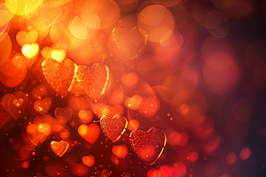 Elegant Bokeh Hearts