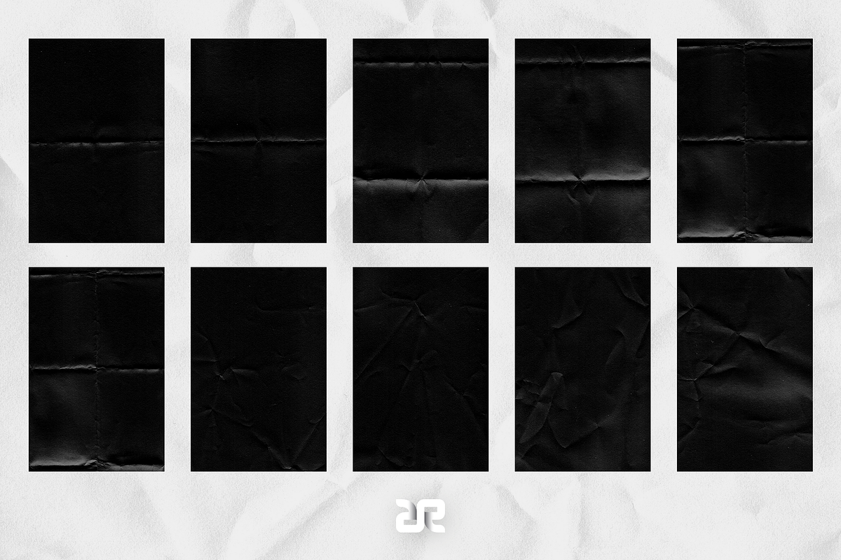 100 Black Paper Textures, a Texture Graphic by Remon Michel (Photo 8 of 12)