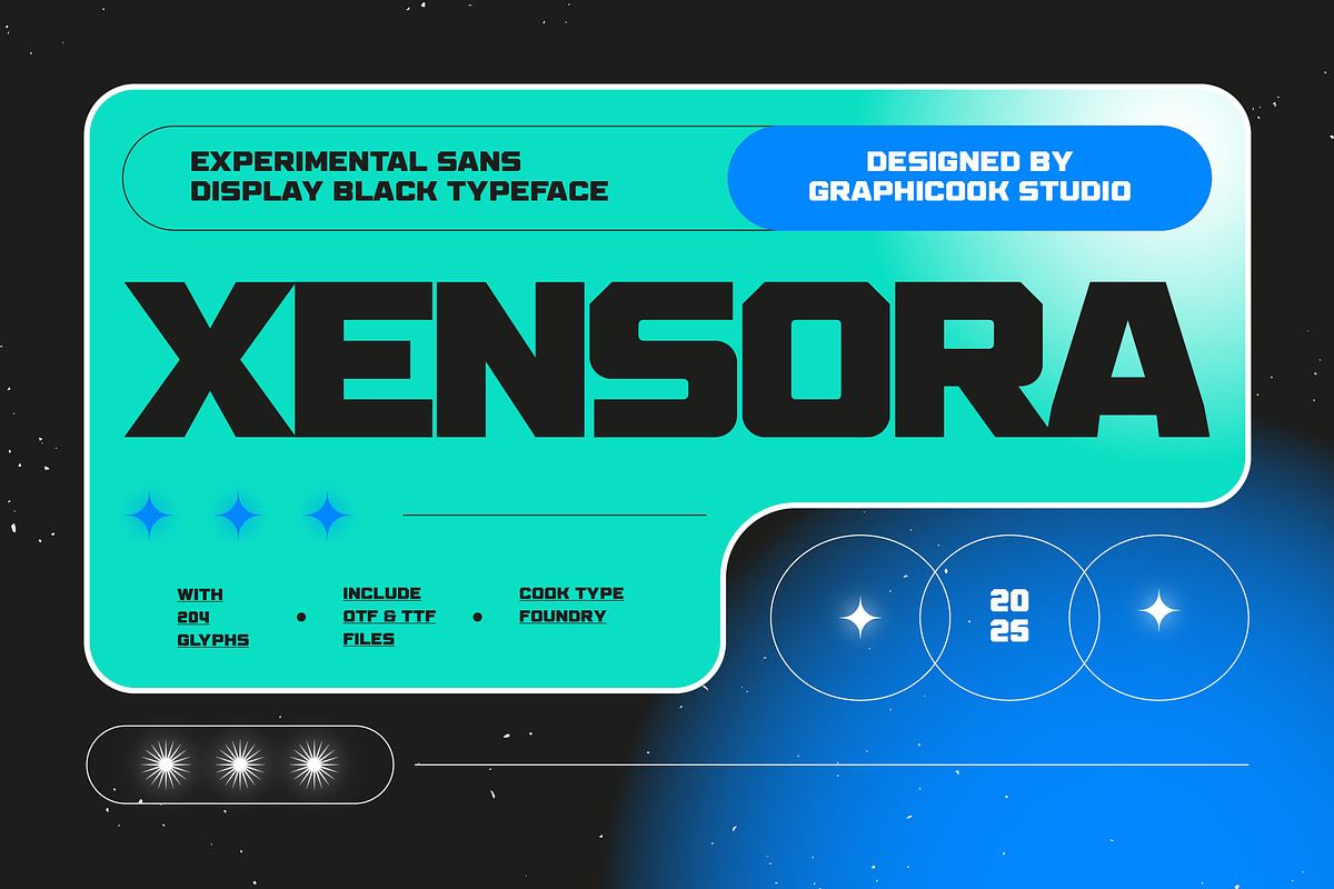 Xensora, a Sans Serif Font by graphicook (Photo 1 of 10)