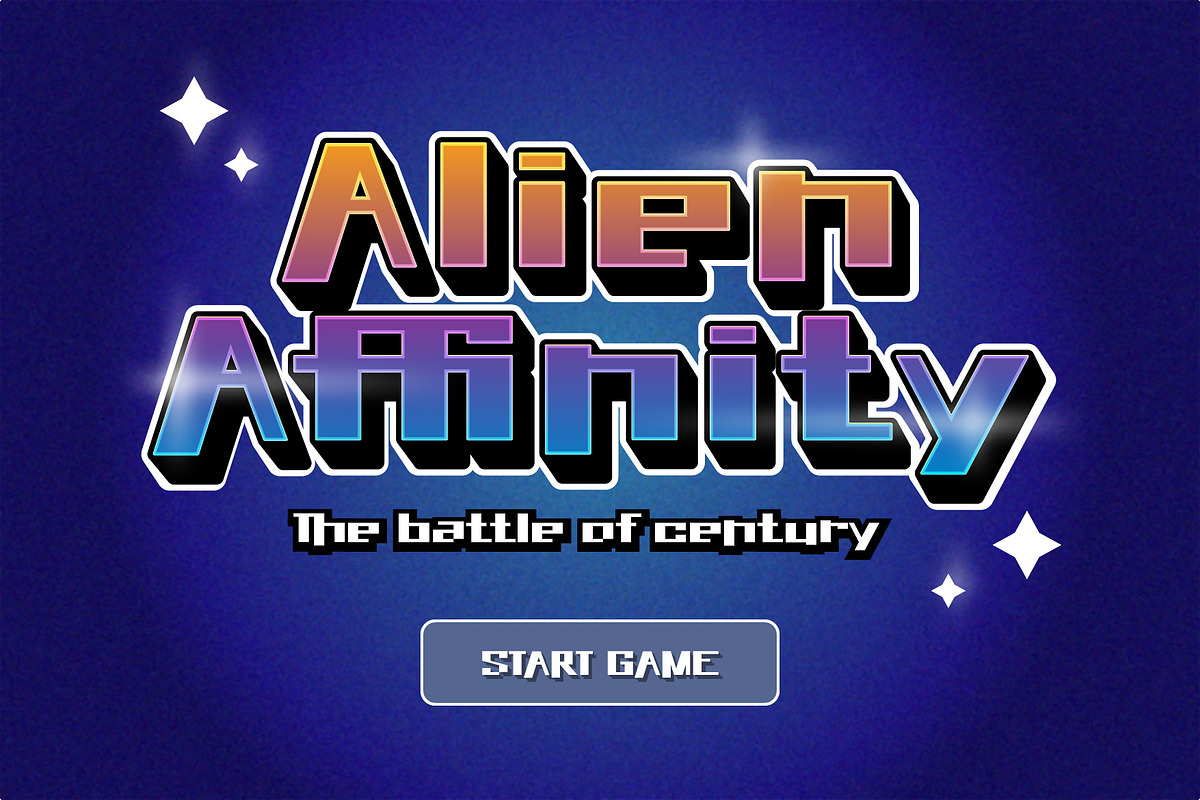 Game Over - Modern Pixel Style Font preview 4