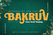 BAKRUV | Serif Classic Modernism, a Serif Font by twinstd (Thumbnail 1 of 13)