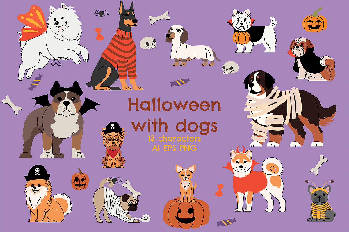 Halloween with dogs, an Object Graphic by svetlatek (Photo 1 of 5)