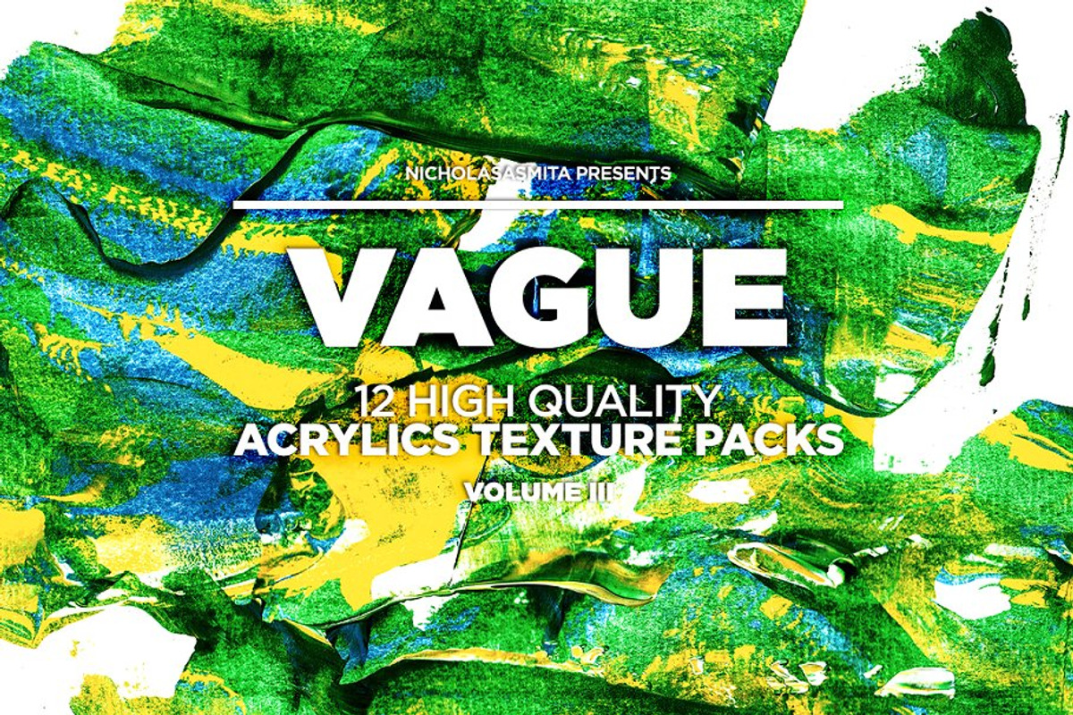 Vague 49 Acrylics Textures Packs, a Pattern Graphic by nicholasasmita (Photo 37 of 51)
