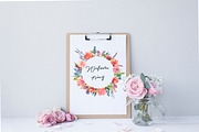 Rustic Watercolor Floral Set, an Illustration by Catherine Wheel (Thumbnail 5 of 11)