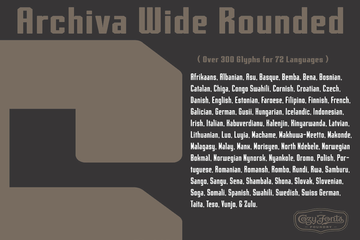 Archiva Wide Rounded preview 3