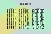 Psilograph - Extra Condensed, a Sans Serif Font by Sign Studio (Thumbnail 10 of 11)