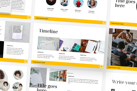Orange Google Slides Template