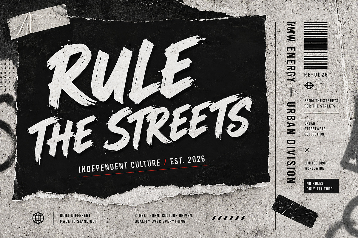 Storm Brush, a Slab Serif Font by Wow Magic (Photo 4 of 4)