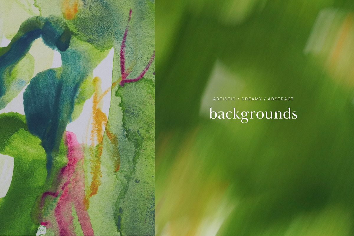 Green Watercolor Art Backgrounds, a Background Graphic by eclosque (Photo 25 of 29)