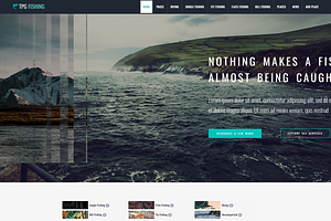 TPG Fishing Sports WordPress Theme