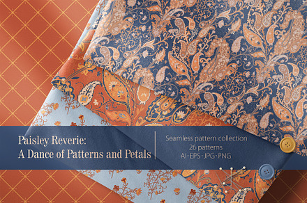 Paisley Reverie: A Dance of Patterns