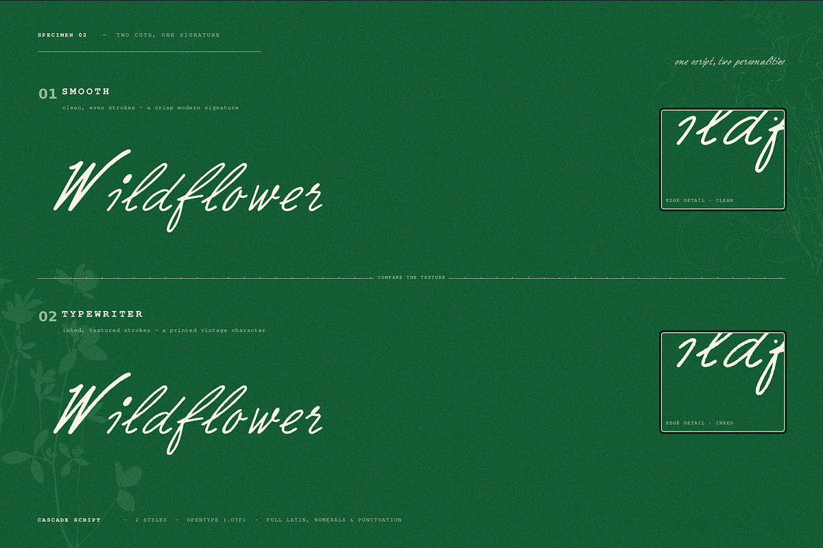 Cascade Script, a Handwritten Font by Lilithcollageart (Photo 9 of 9)