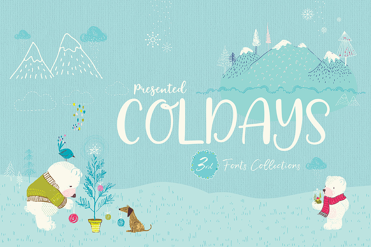 Coldays Memories TRIO Style, a Handwritten Font by Siwox Studios (Photo 1 of 8)