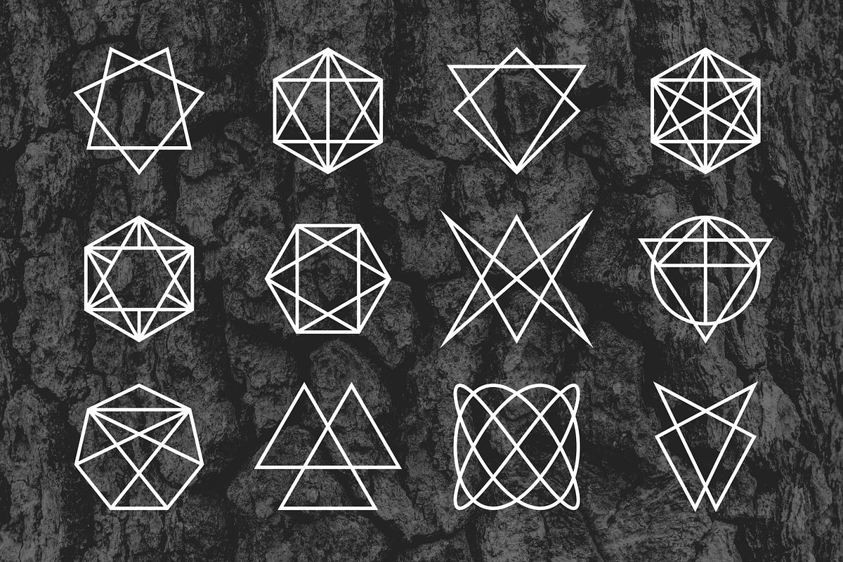 Occult - 36 Vector Symbols + Photos, an Object Graphic by Sick Optix (Photo 3 of 10)