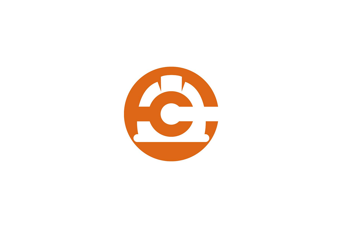 C construction helmet logo, a Branding & Logo Template by ZHR Creative