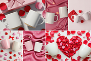 Romantic Couple Mug Mockups 400 JPG, a Cups & Container Mockup by KennedyStudio (Thumbnail 9 of 14)