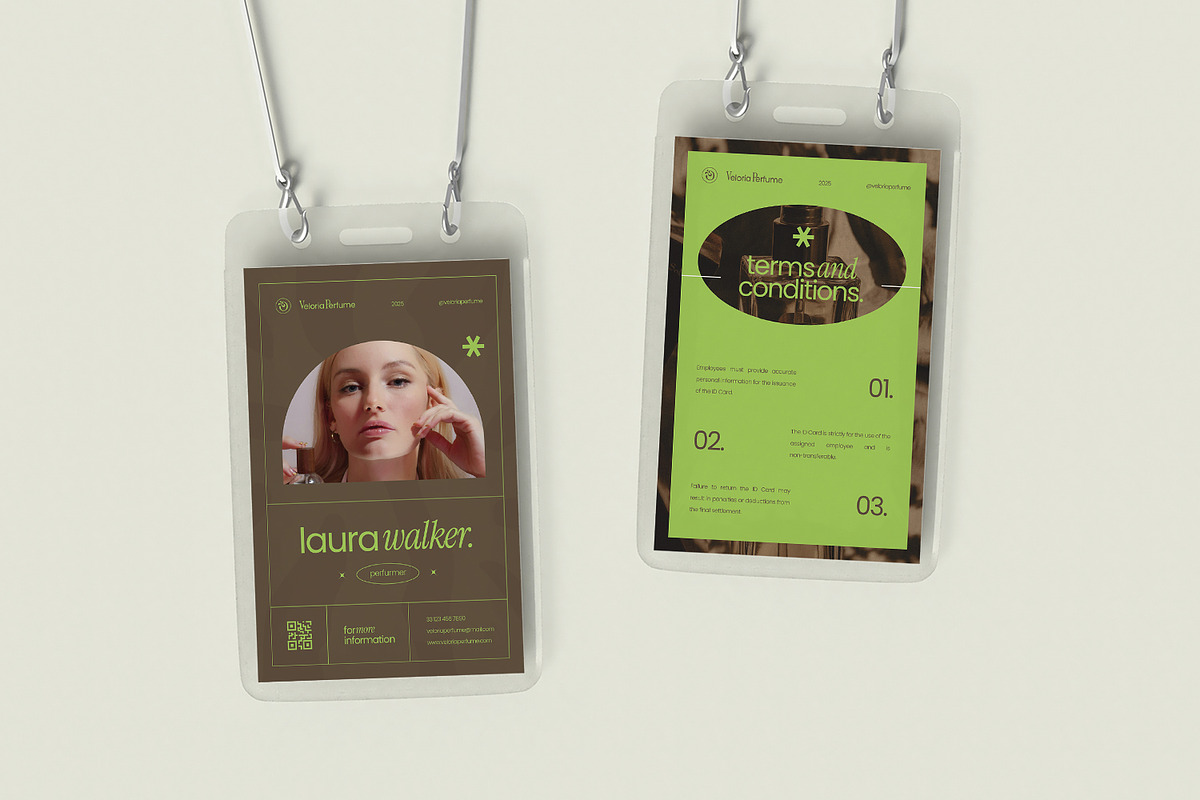 Veloria Expert Perfumer - ID Card, a Card Template by VUNIRA (Photo 2 of 3)