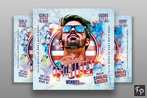 4th of July Party Flyer