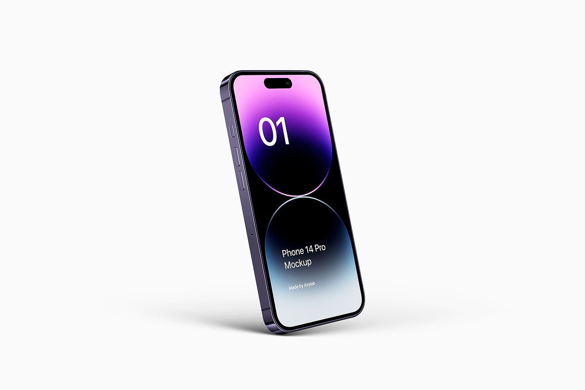 Phone 14 Pro - 21 Mockups Scenes, an iPhone Mockup by Asylab (Photo 29 of 35)