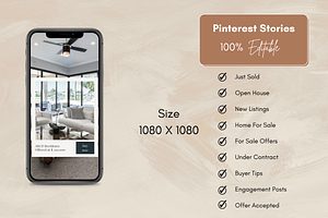 Pinterest Stories Template - Realtor