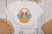 Easter Basket With Bunny PNG, an Illustration by CraftArtStudio (Thumbnail 2 of 4)