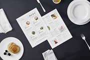 Minimal Food Menu, a Flyer Template by Designsoul14 (Thumbnail 1 of 5)