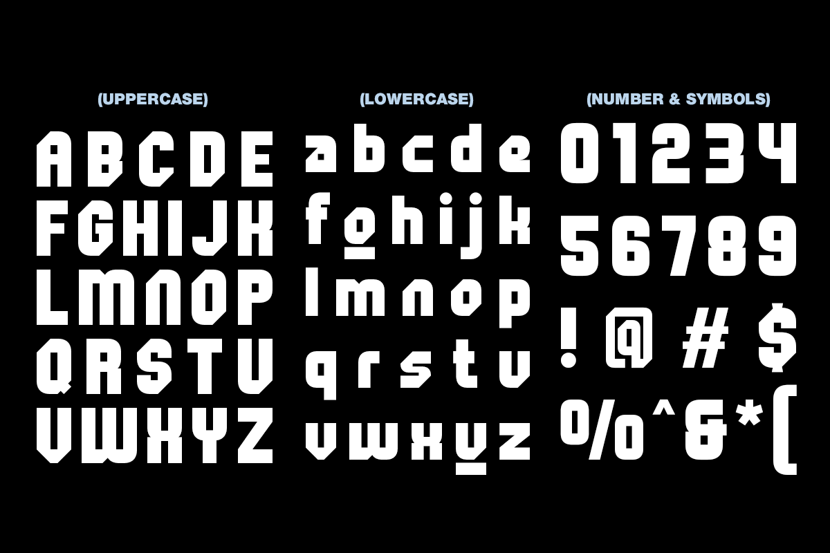 Gagon - Bold Condensed Display Font, a Sans Serif Font by Pandeka Studio (Photo 9 of 9)