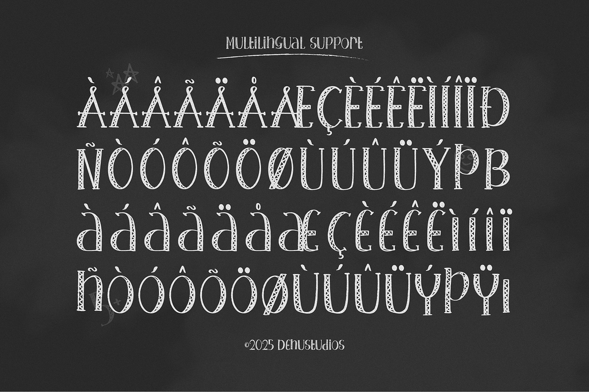 Kanvase Chalks Handwritten Typeface, a Handwritten Font by Denustudios (Photo 10 of 12)