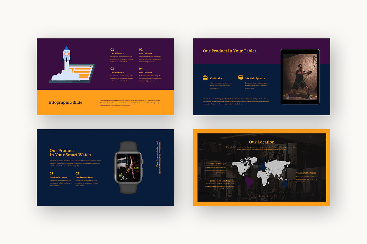 Casio : Gym Promo Google Slides, a Presentation Template by Punkl Camp (Photo 14 of 16)