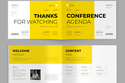 Conference Agenda Template, a Brochure Template by MightyDesign (Thumbnail 2 of 8)