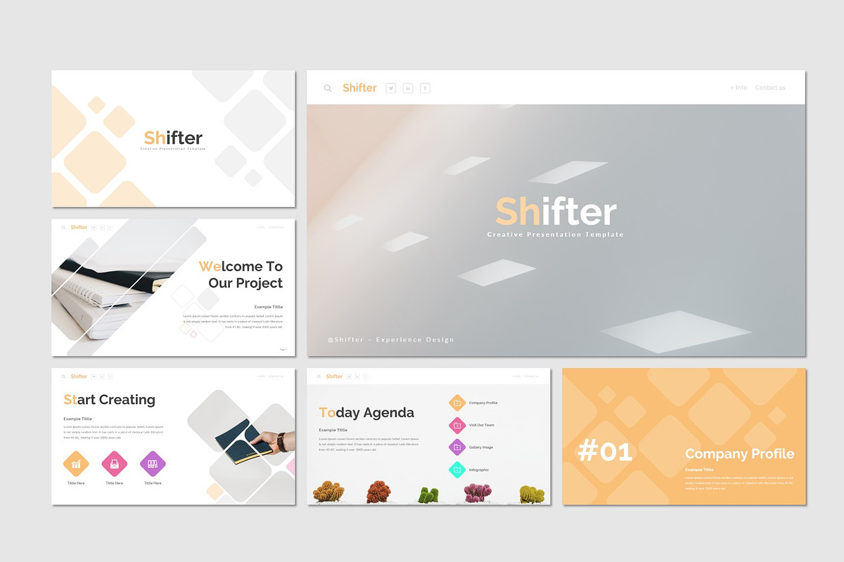 Shifter - Powerpoint Template, a Presentation Template by inspirasign