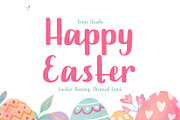 Happy Easter - Bunny Easter Theme, a Handwritten Font by TrimStudio (Thumbnail 1 of 7)