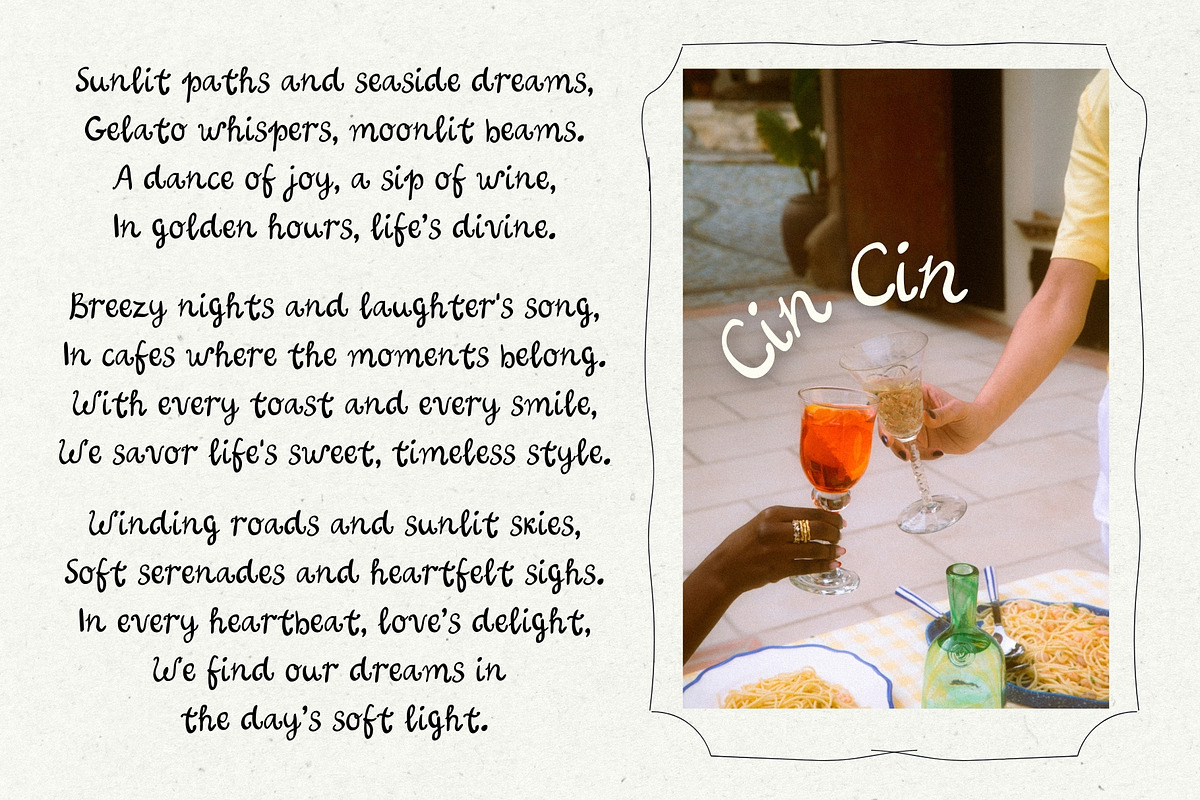 Whimsy Stroke Cute Handwritten Font